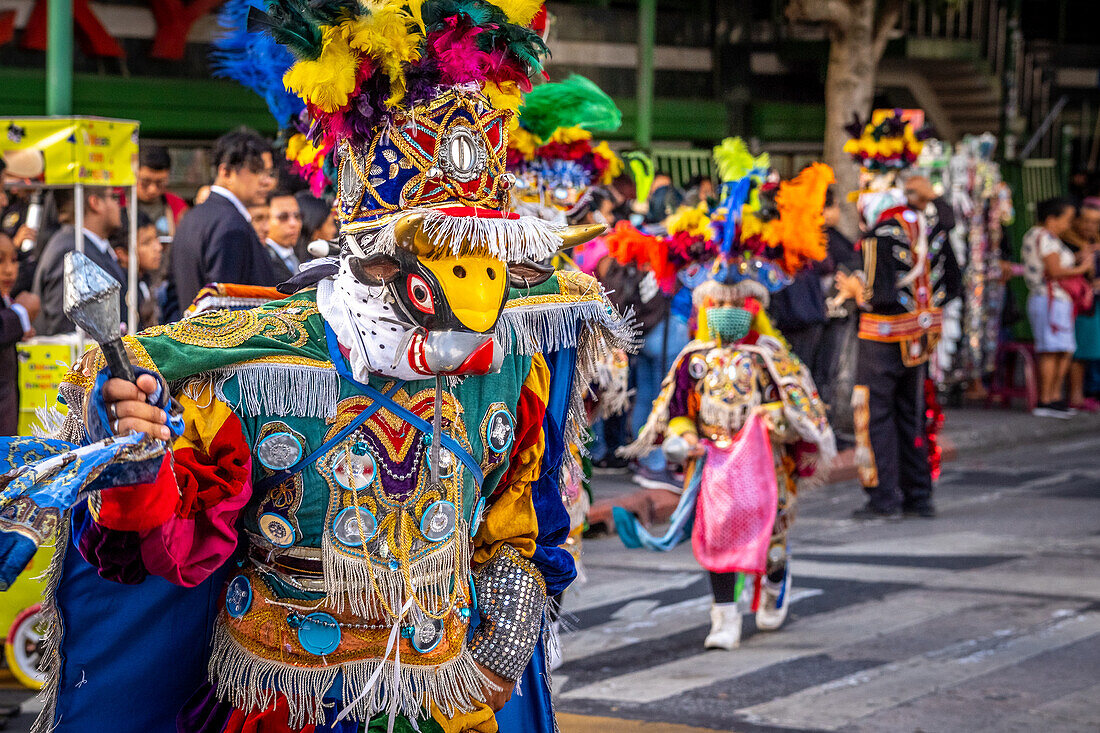 Dia de la Virgen de Guadalupe (Fest der Jungfrau von Guadalupe) und Parade in Guatemala-Stadt.