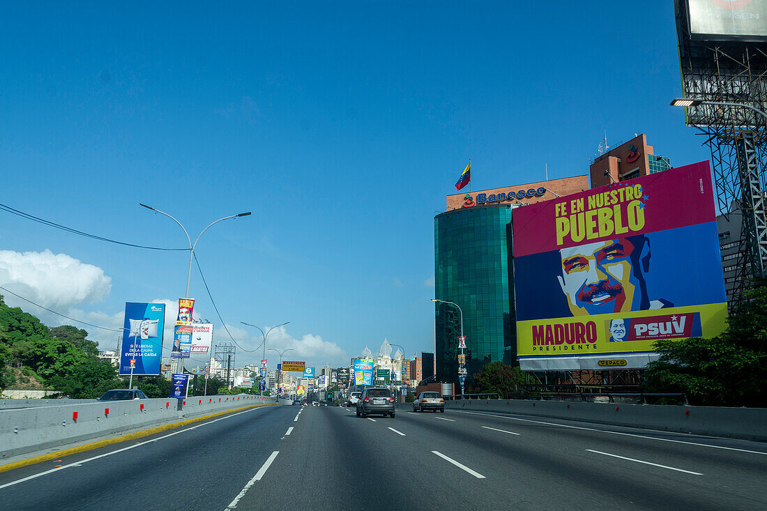 Tag der Präsidentschaftswahlen in Venezuela, wo der derzeitige Präsident Nicolas Maduro und der Oppositionskandidat Edmundo Gonzalez Urrutia gegeneinander antreten