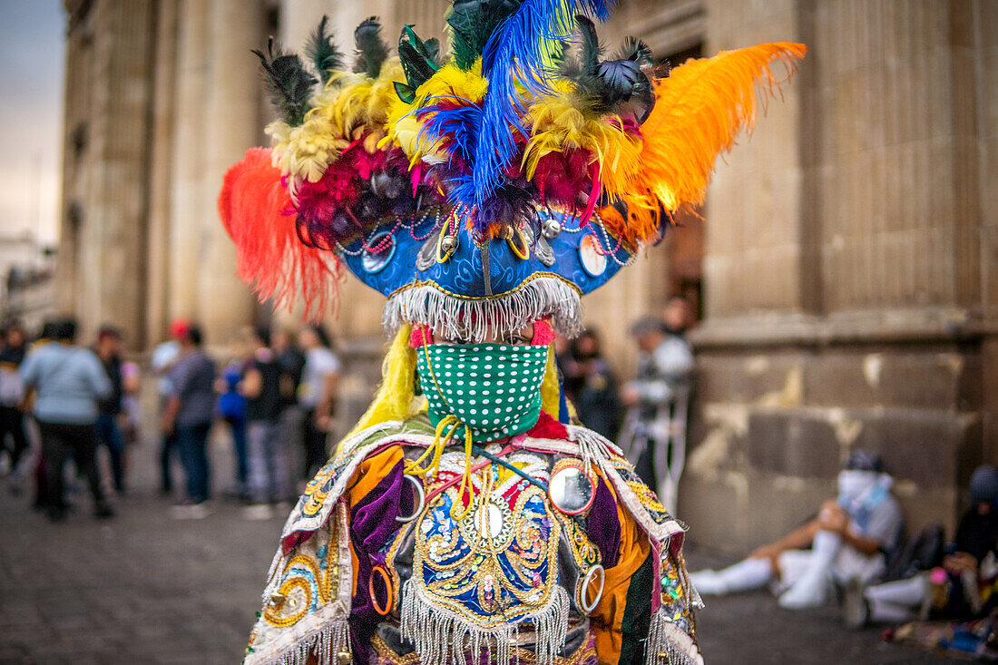 Dia de la Virgen de Guadalupe (Fest der Jungfrau von Guadalupe) und Parade in Guatemala-Stadt.