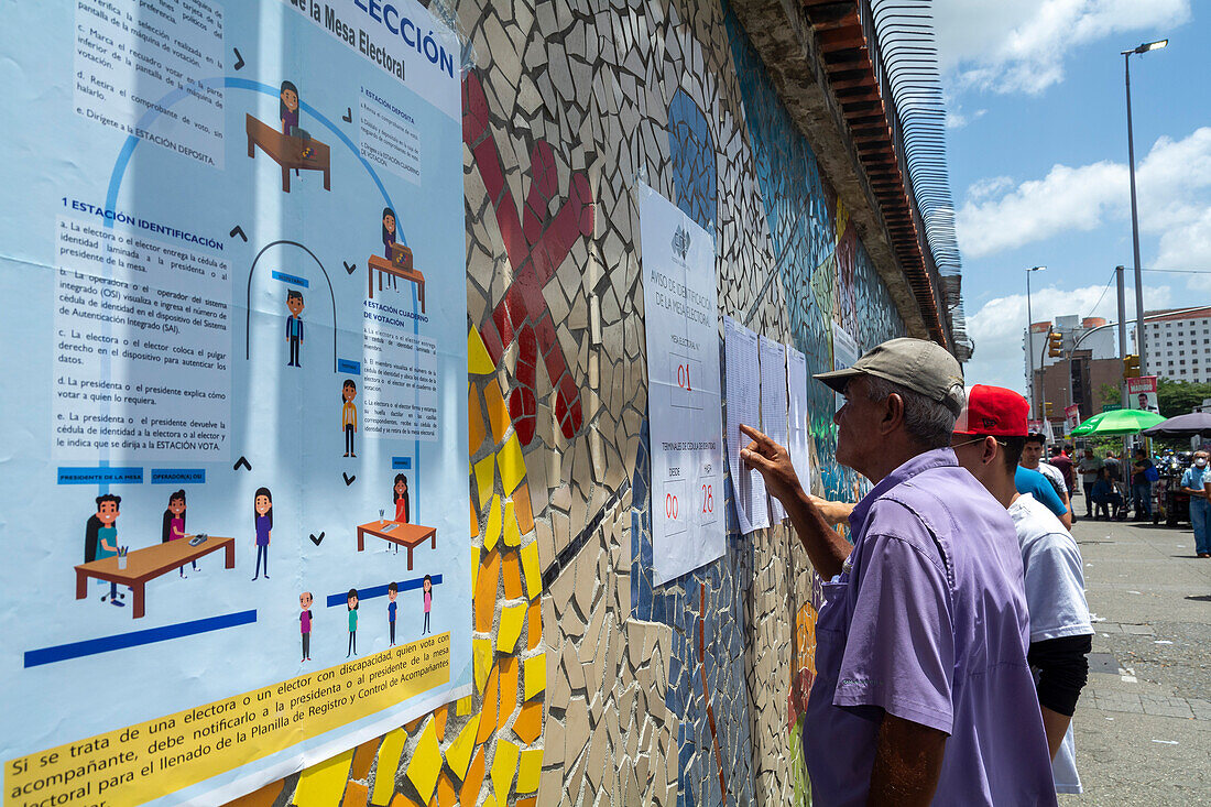 Presidential election day in Venezuela, where the current president Nicolas Maduro and opposition candidate Edmundo Gonzalez Urrutia