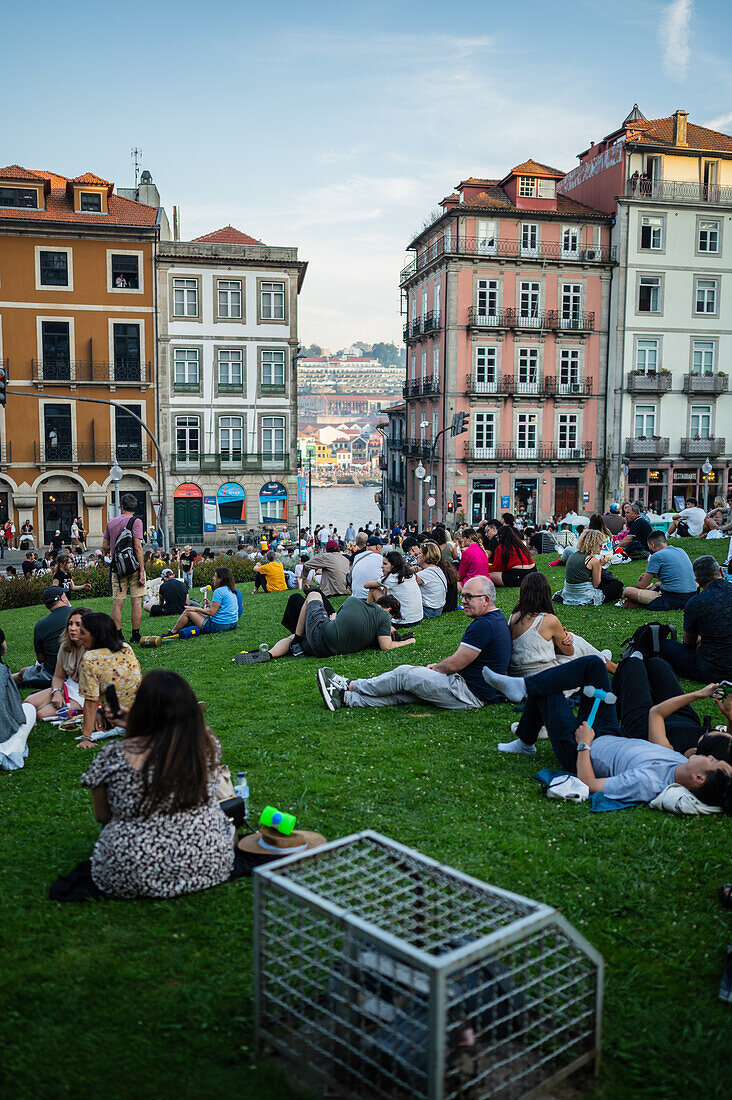 Festival of St John of Porto (Festa de São João do Porto ) during Midsummer, on the night of 23 June (Saint John's Eve), in the city of Porto, Portugal