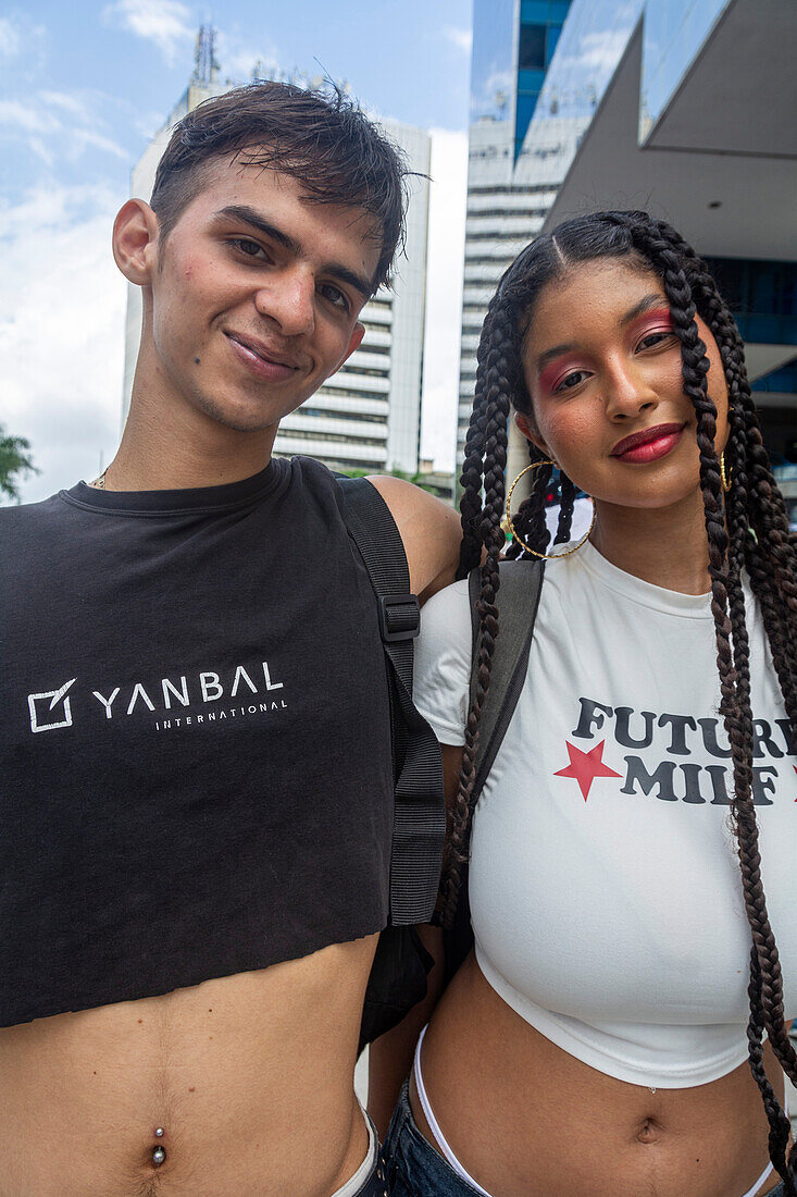 Pride parade in Caracas, Venezuela, with the presence of diplomats and the representative of the European Union in Venezuela. July, 7, 2024