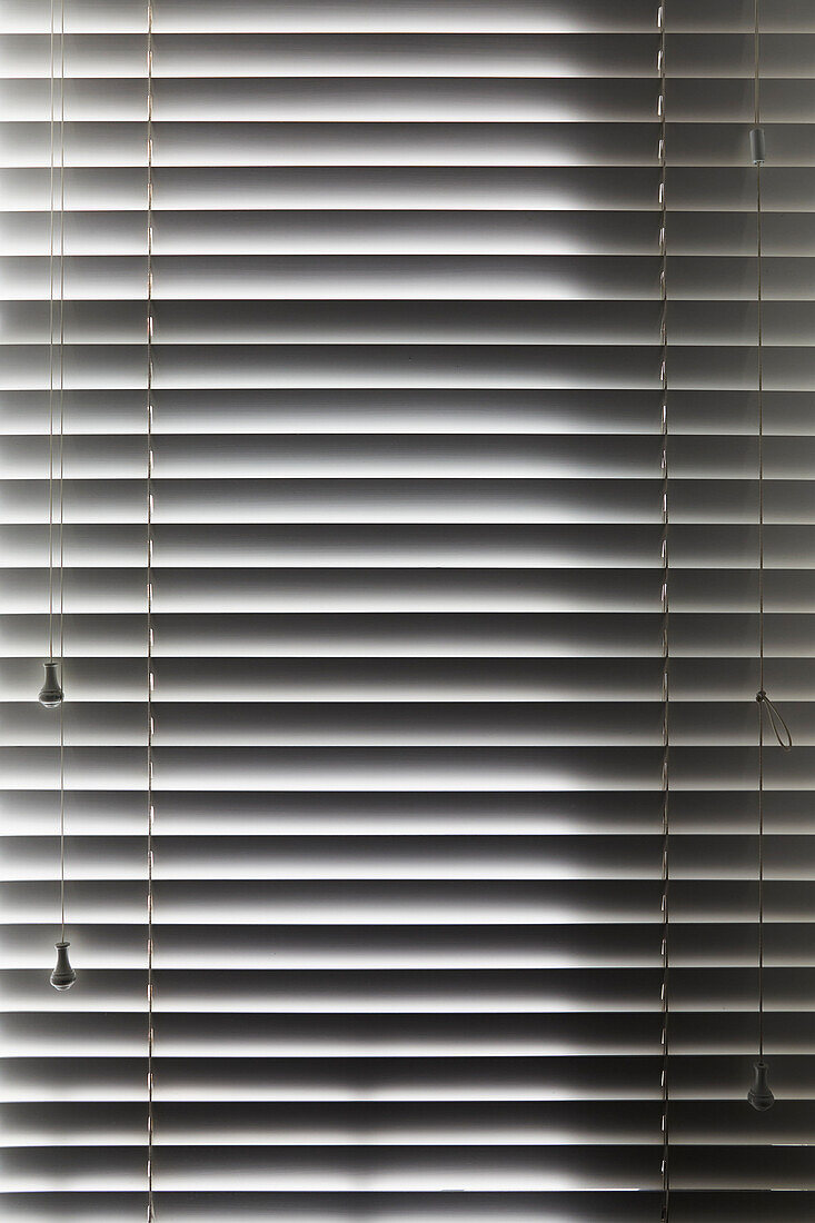 Close-up of window blinds