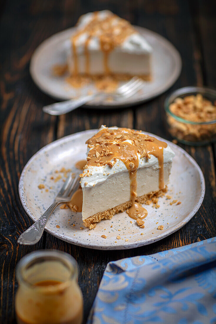 No-bake peanut butter cheesecake