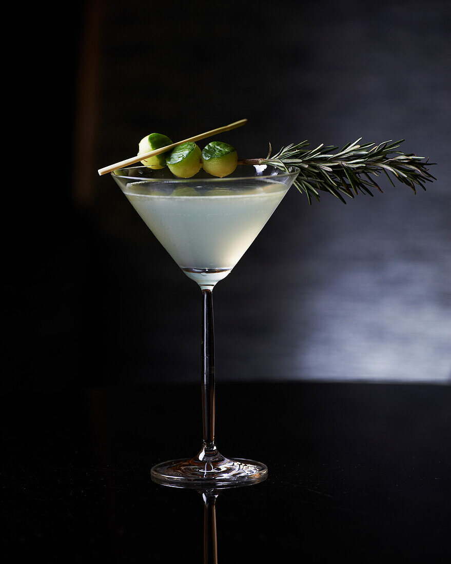 Mumbai Barcelona cocktail with cucumber and rosemary