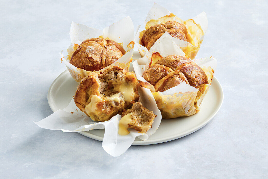 Caramilk-Hot-Cross-Pudding-Muffins