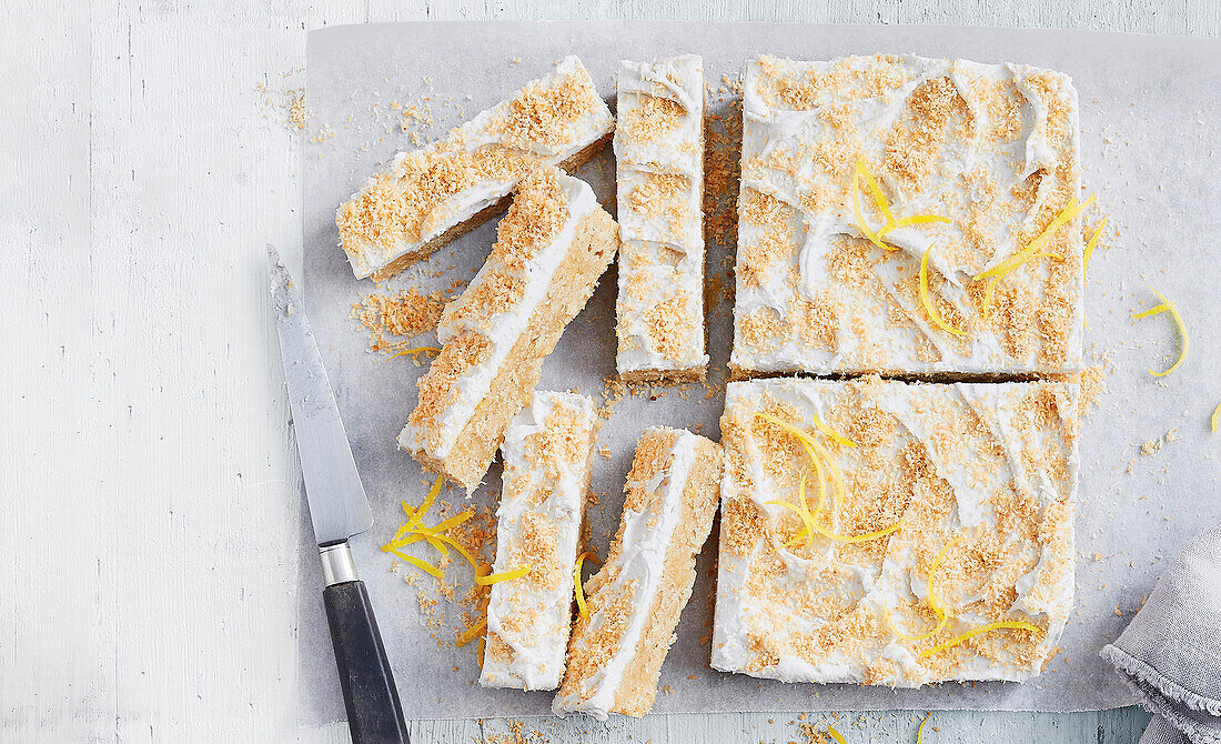 Vegan lemon slices