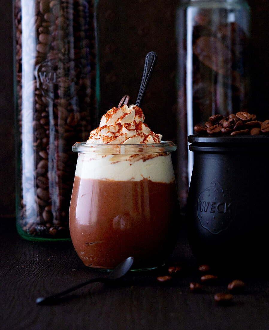 Kaffee Mousse au Chocolat