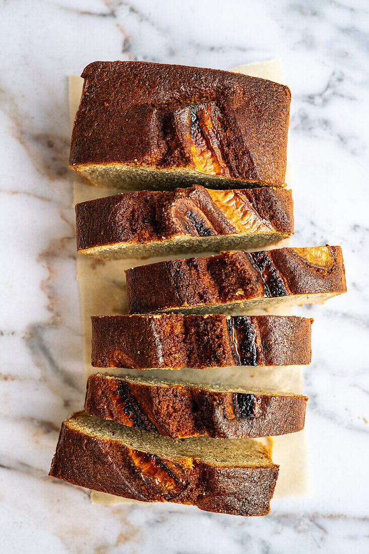 Sourdough banana bread