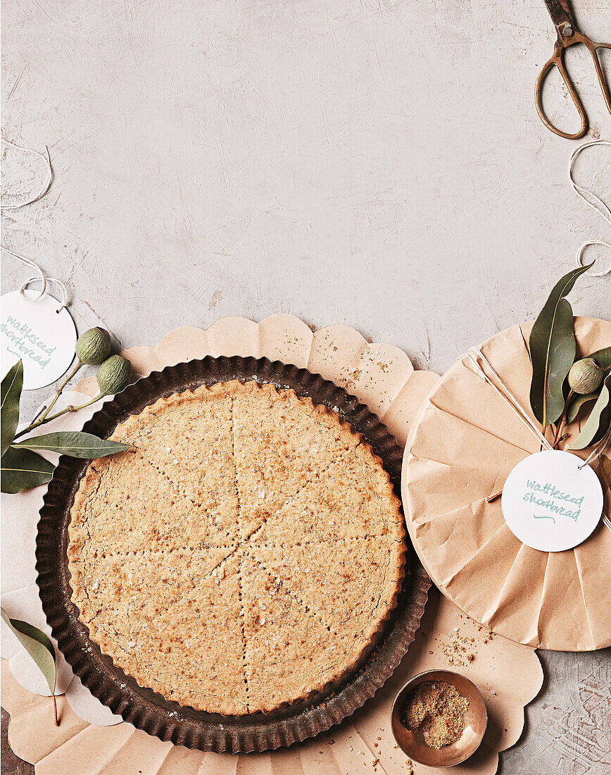 Wattleseed petticoat shortbread