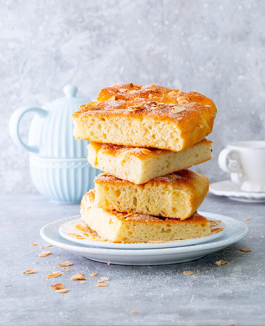 Stacked butter cake