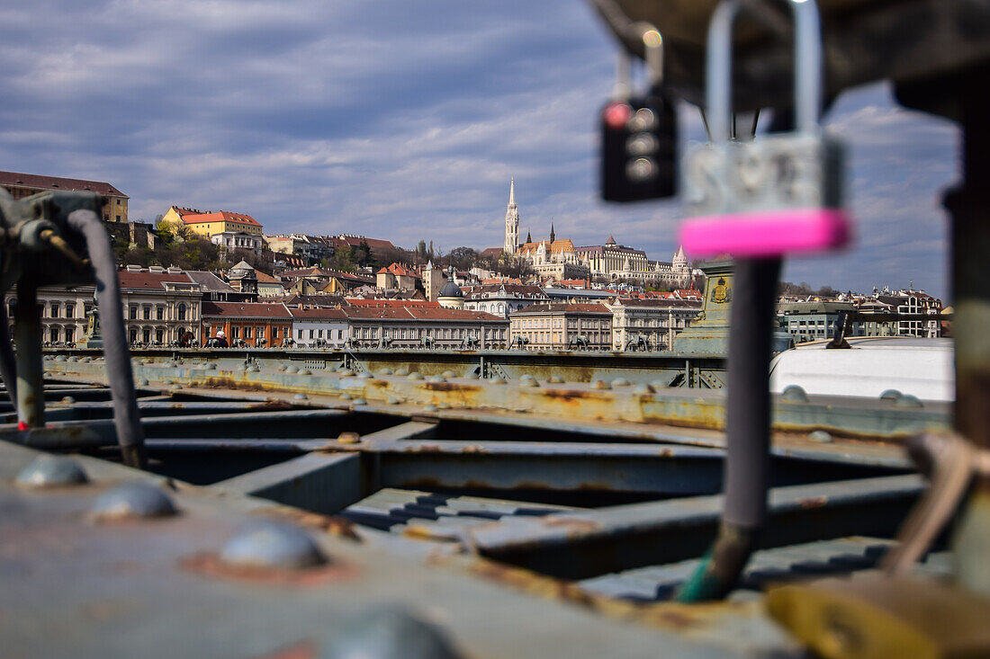 Szechenyi Chain Bridge in Budapest