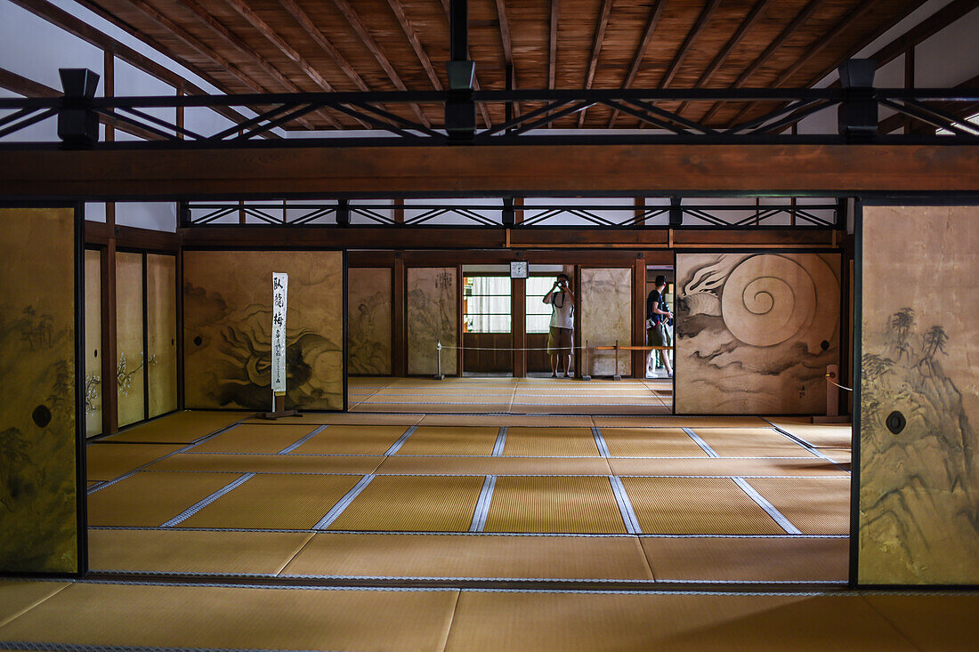 Kuri Main building interior at Ryoan-Ji Temple in Kyoto