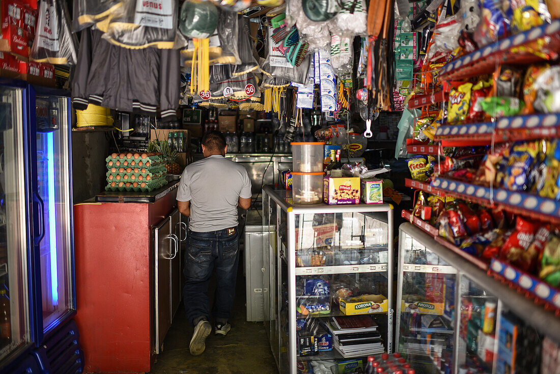 Small rural convenience shop in Colombia