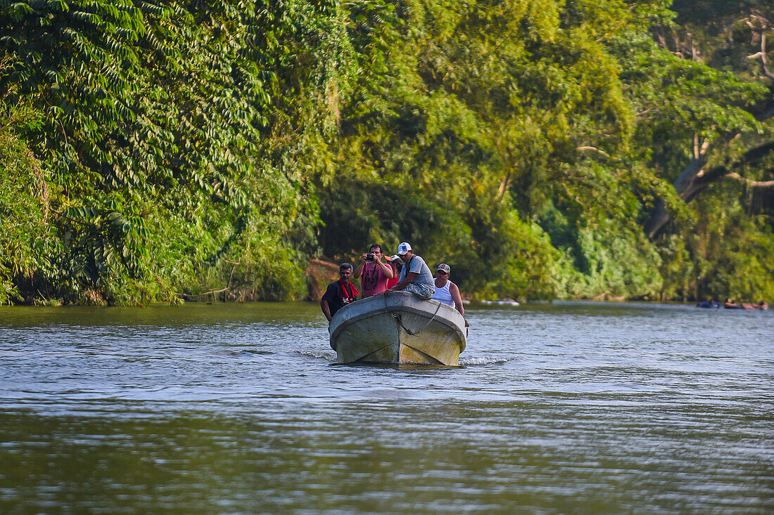 Boat tours in Don Diego River, Santa Marta, Colombia