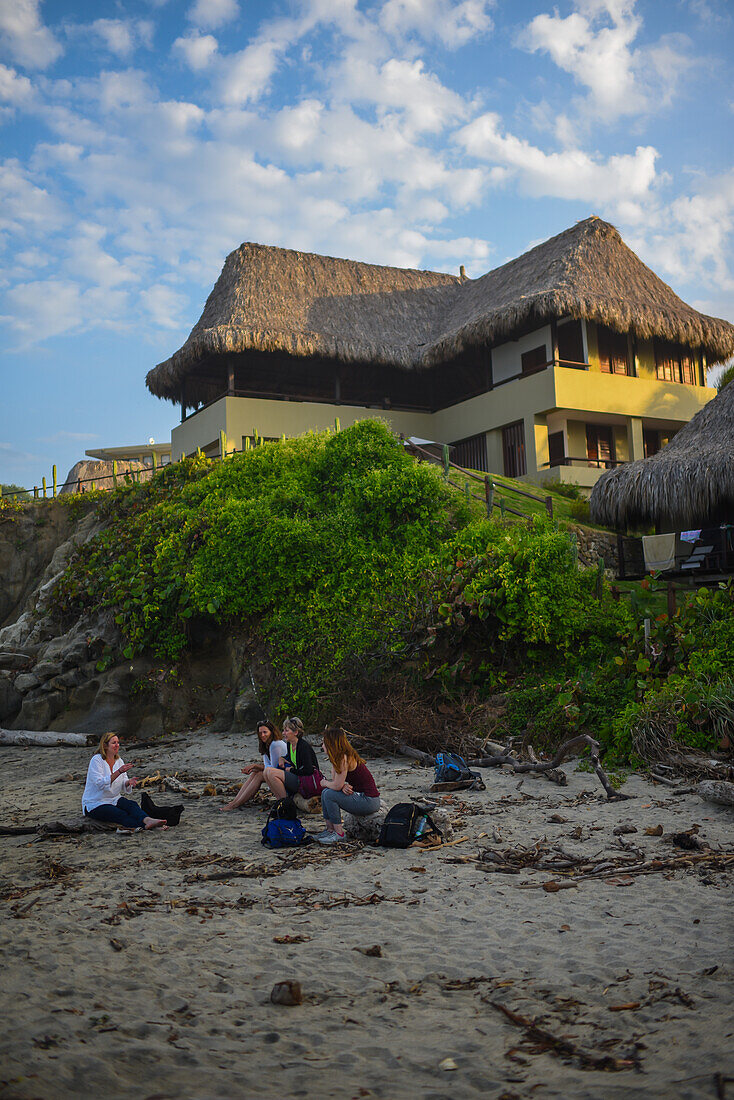 Beach in front of Finca Barlovento, Tayrona National Park, Colombia