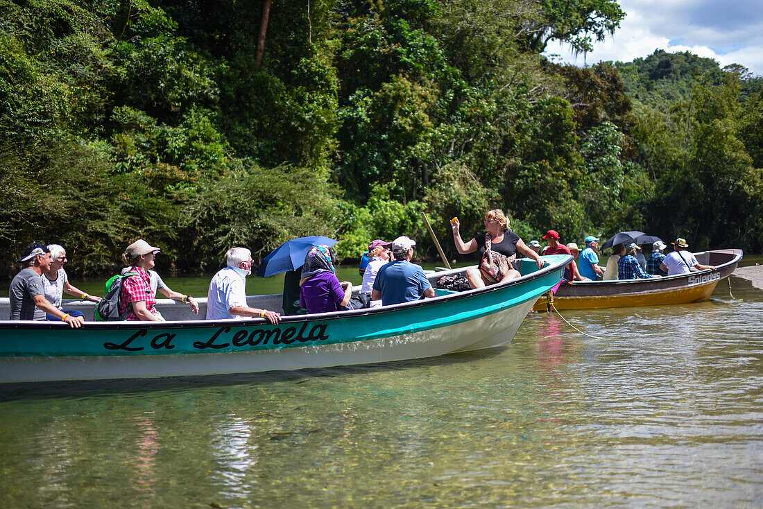 Boat tours in Don Diego River, Santa Marta, Colombia