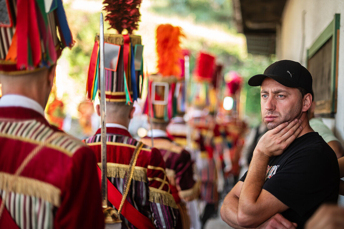 The Festival of Saint John of Sobrado, also known as Bugiada and Mouriscada de Sobrado, takes place in the form of a fight between Moors and Christians , locally known as Mourisqueiros and Bugios, Sao Joao de Sobrado, Portugal