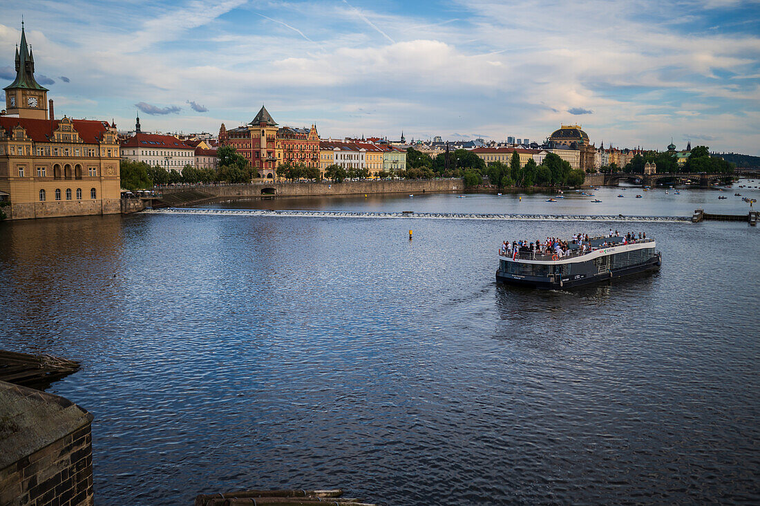 Boat tours in Vltava River, Prague