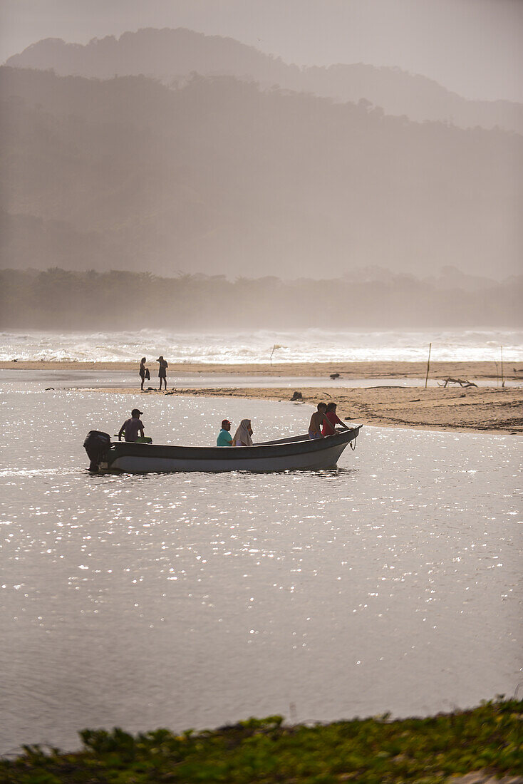 Mouth of the Don Diego River and the Caribbean Sea, Colombia