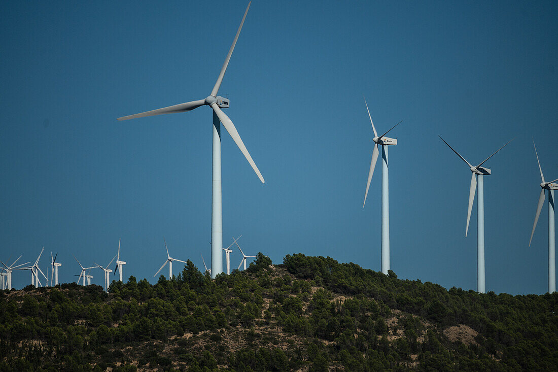 Wind turbines in Spain