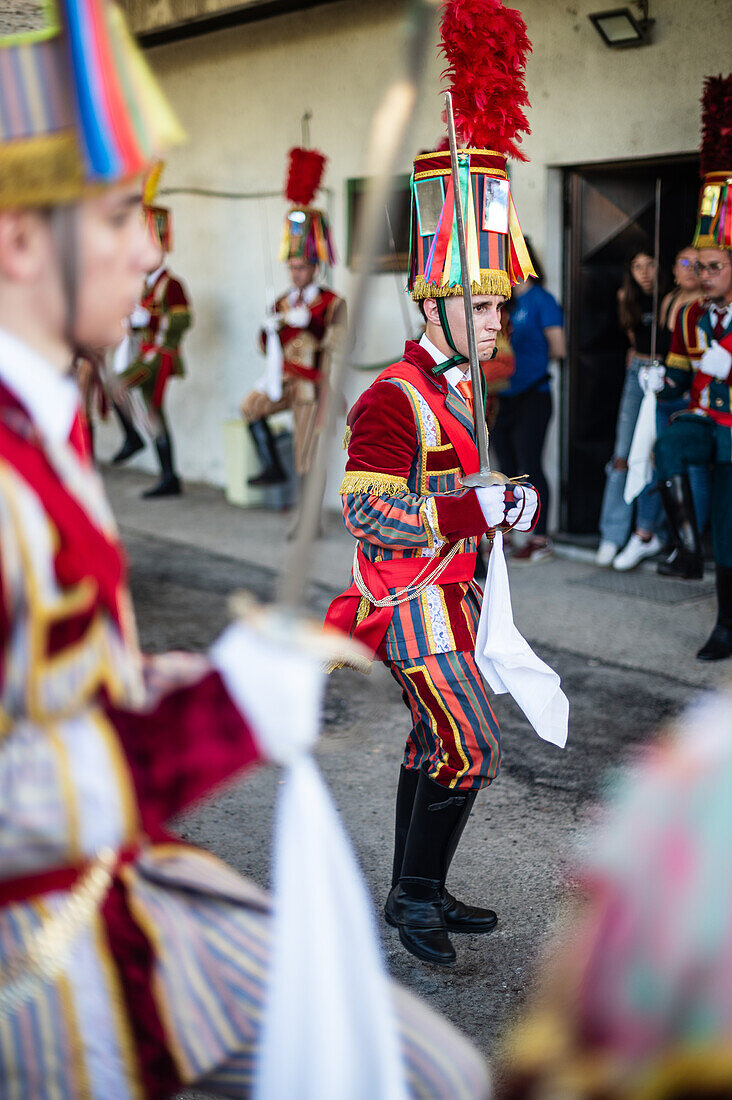 The Festival of Saint John of Sobrado, also known as Bugiada and Mouriscada de Sobrado, takes place in the form of a fight between Moors and Christians , locally known as Mourisqueiros and Bugios, Sao Joao de Sobrado, Portugal