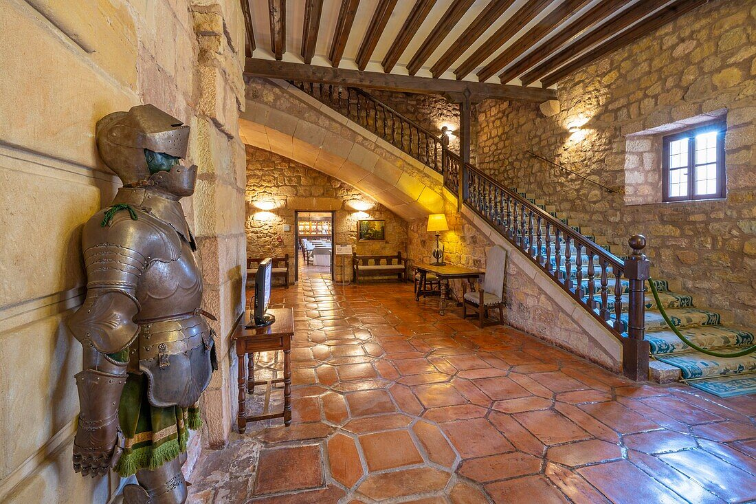 Castle of the Bishops of Siguenza (the Parador of Siguenza), Siguenza, Guadalajara, Castile la Mancha, Spain, Europe