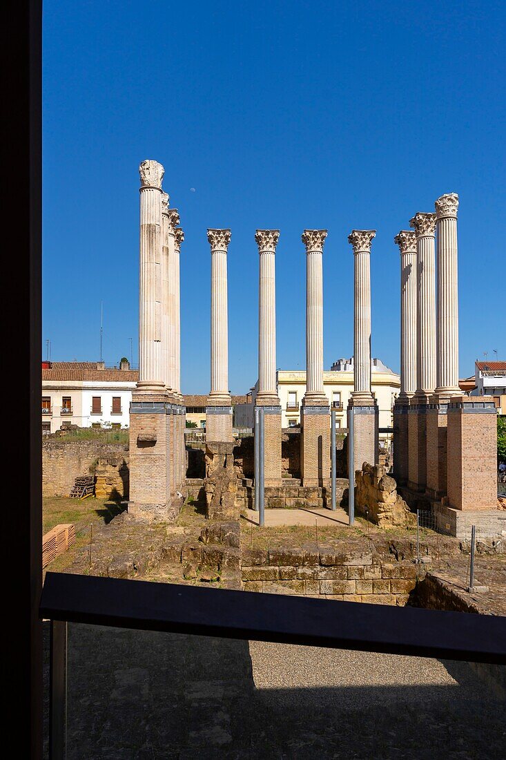 Römischer Tempel von Cordoba, Cordoba, Andalusien, Spanien, Europa