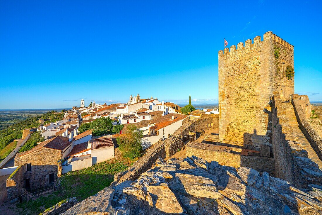 Monsaraz, Reguengos de Monsaraz, Bezirk Evora, Alentejo, Portugal, Europa