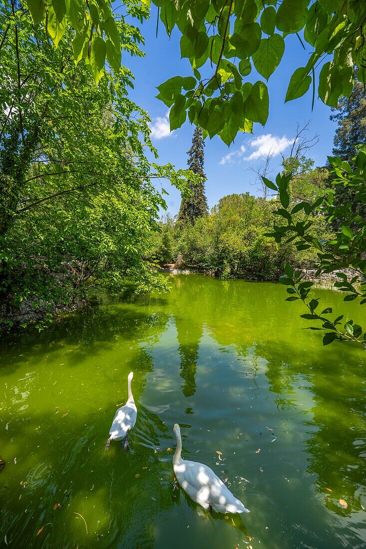 Gärten der Villa Comunale, Teramo, Abruzzen, Italien, Europa