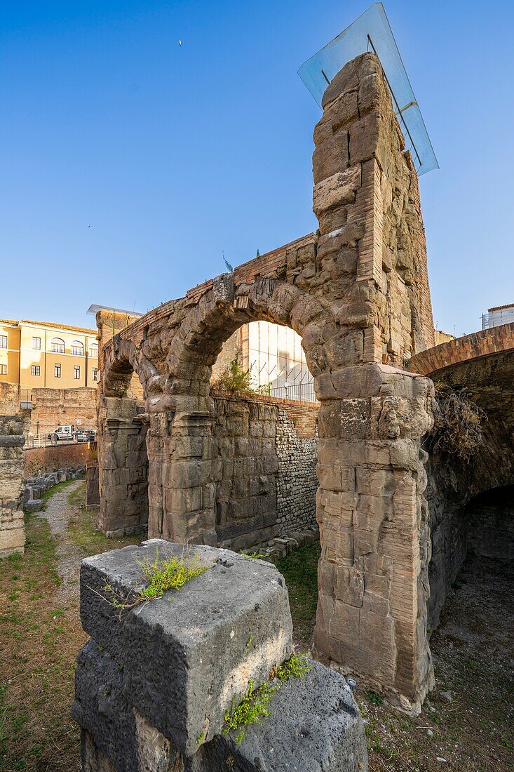 Römisches Theater, Teramo, Abruzzen, Italien, Europa