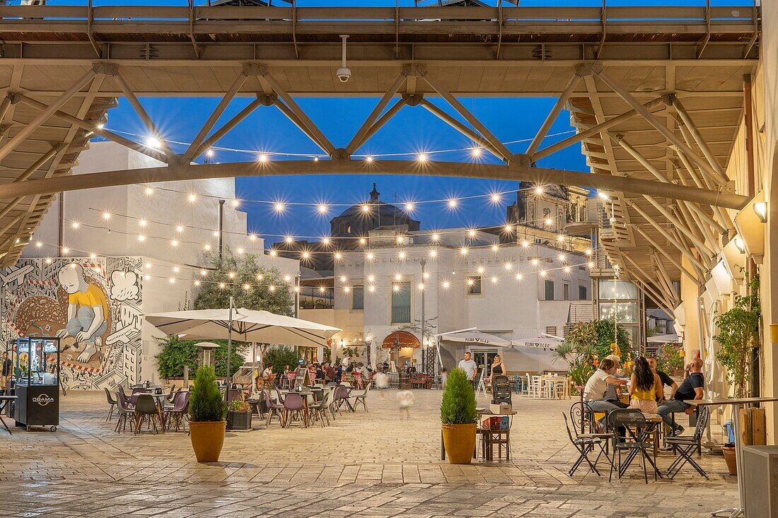 Piazza dei Commestibili, Mesagne, Brindisi, Salento, Apulia, Italy, Europe