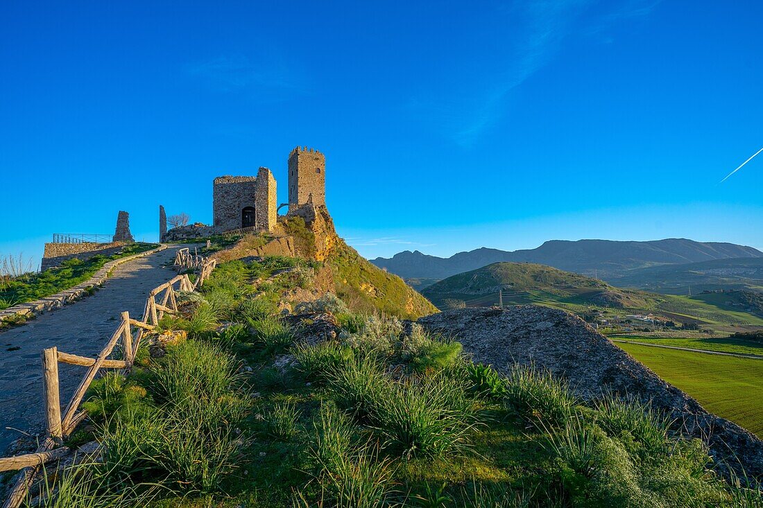 Arab Norman Castle, Cefala Diana, Palermo, Sicily, Italy, Mediterranean, Europe