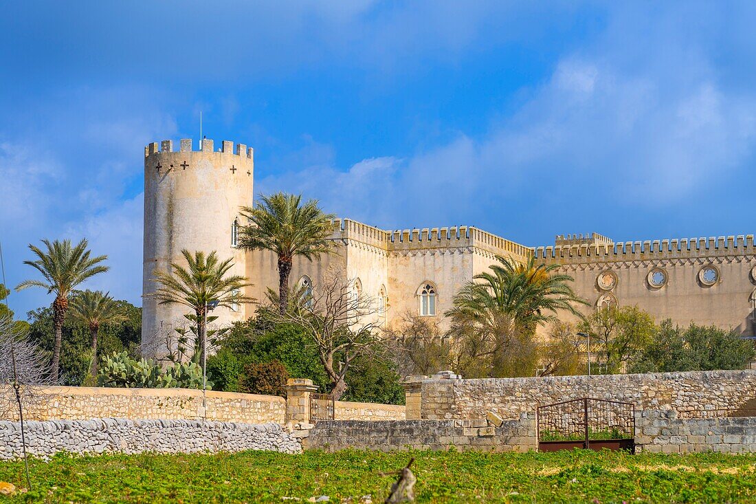 Castello Donna Fugata, Ragusa, Val di Noto, UNESCO-Welterbe, Sizilien, Italien, Mittelmeer, Europa