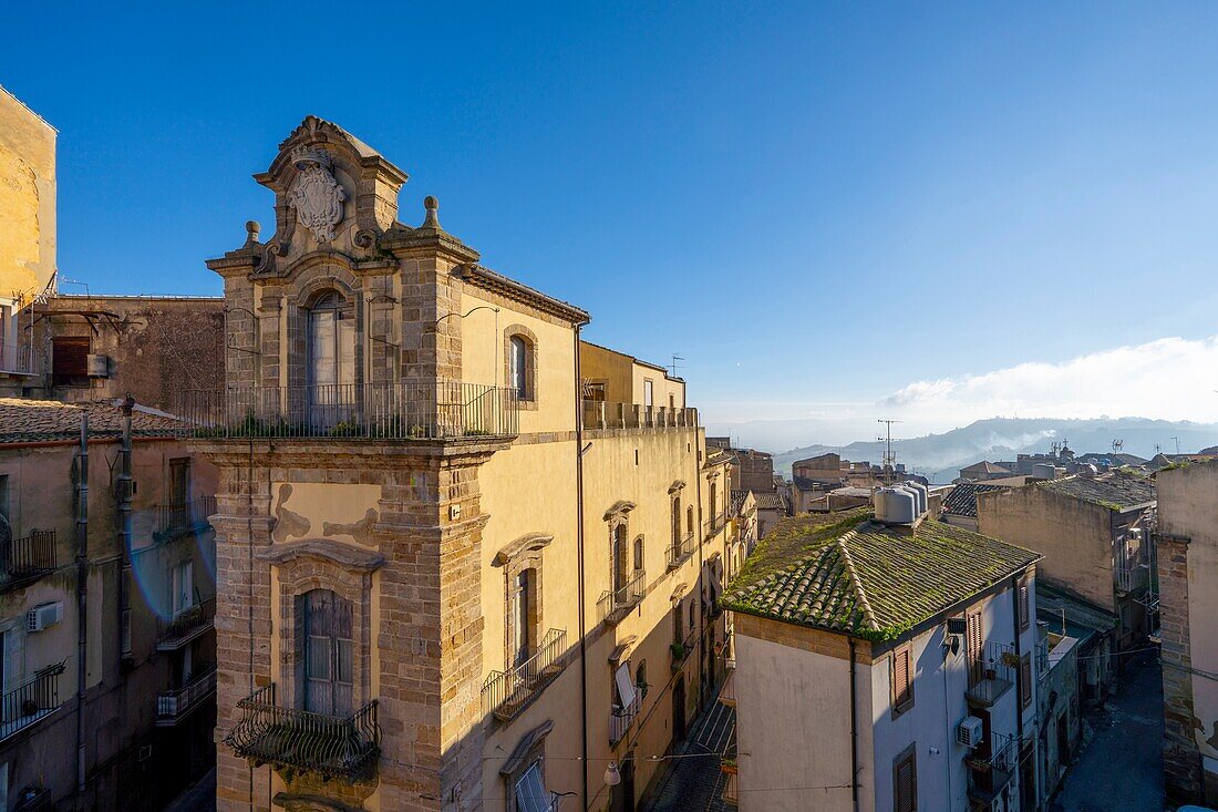 Caltagirone, Val di Noto, UNESCO-Welterbe, Catania, Sizilien, Italien, Mittelmeerraum, Europa