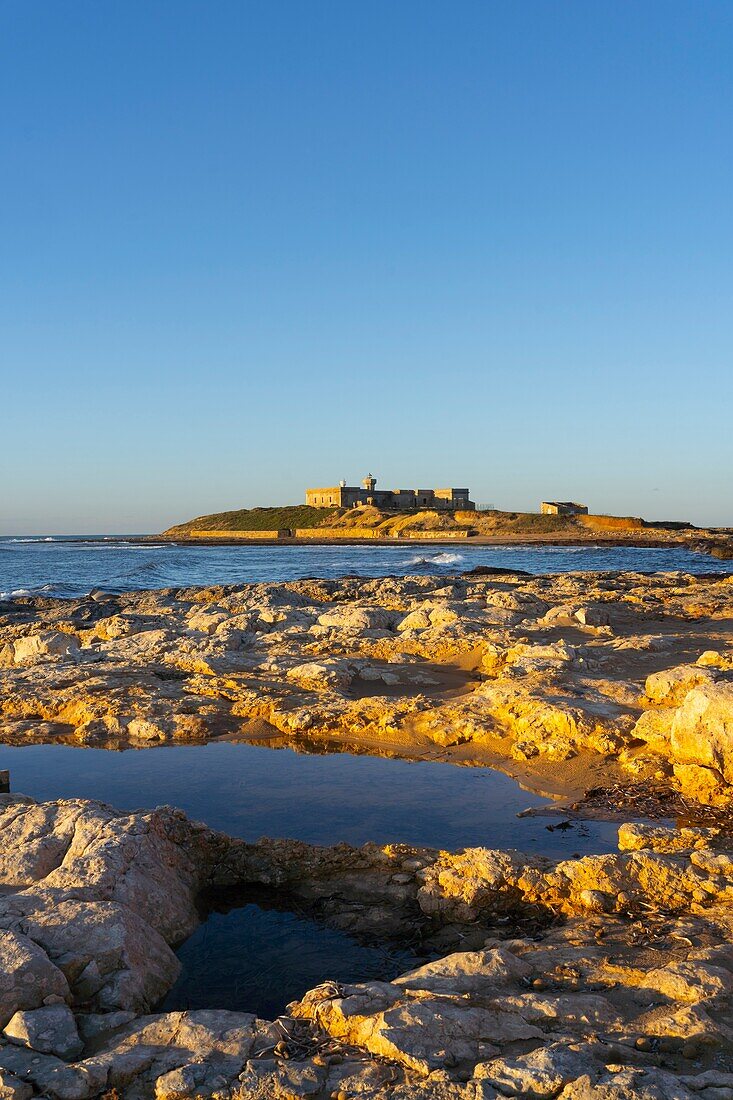 Island of Currents (Isola delle Correnti), Portopalo, Siracusa, Sicily, Italy, Mediterranean, Europe