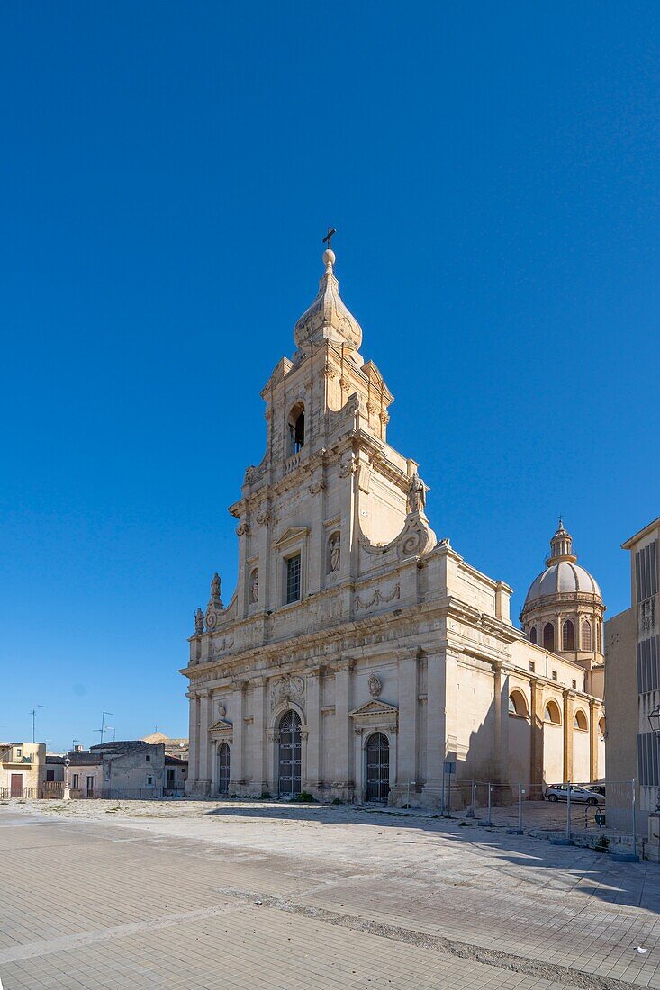 Cathedral of Santa Maria delle Stelle, Comiso, Ragusa, Sicily, Italy, Mediterranean, Europe