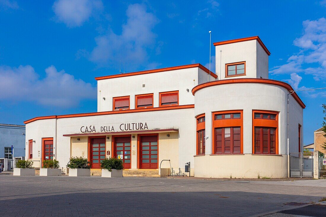 G.I.L. Building (ex Casa del Balilla), Tresigallo, Emilia-Romagna, Italy, Europe