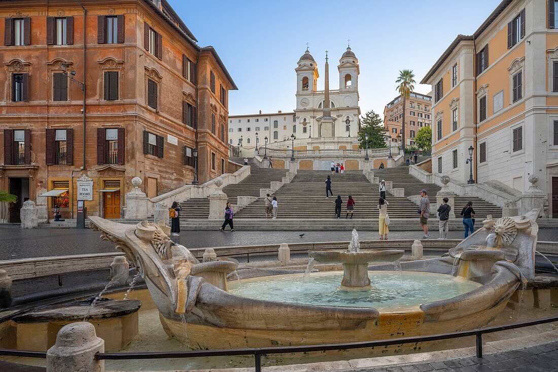 Piazza di Spagna, Rome, Lazio, Italy, Europe