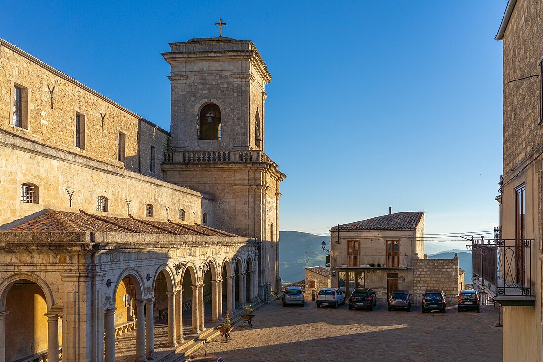 Kirche der Heiligen Apostel Petrus und Paulus, Petralia Soprana, Palermo, Sizilien, Italien, Mittelmeerraum, Europa