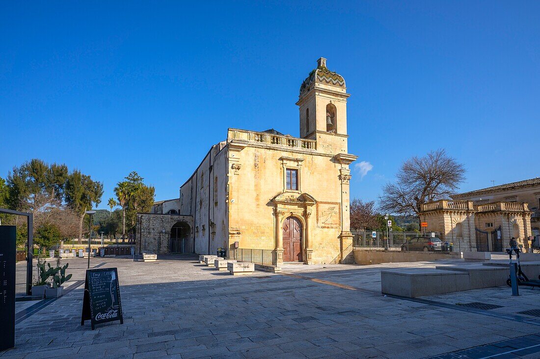 Church of San Vincenzo Ferreri, Ragusa Ibla, Val di Noto, UNESCO World Heritage Site, Sicily, Italy, Mediterranean, Europe