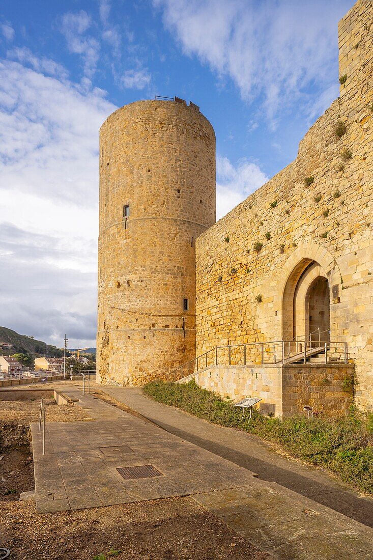 Normannisch-schwäbische Burg, Salemi, Trapani, Sizilien, Italien, Mittelmeerraum, Europa