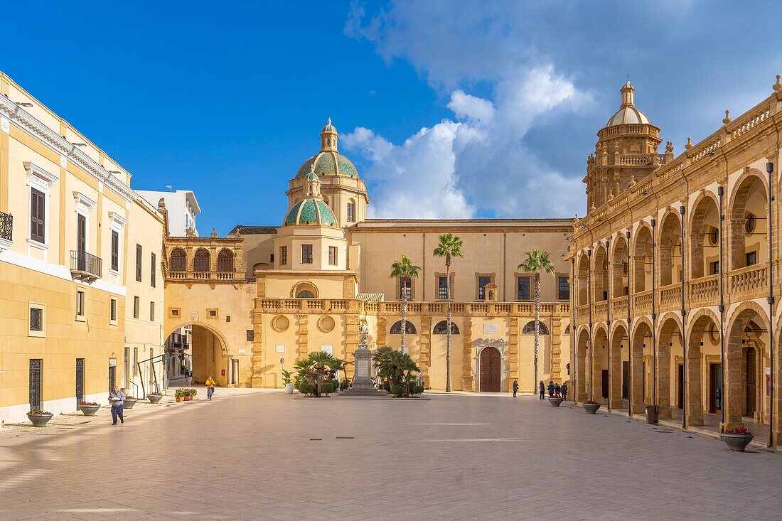 Piazza della Repubblica, Mazara del Vallo, Trapani, Sicily, Italy, Mediterranean, Europe