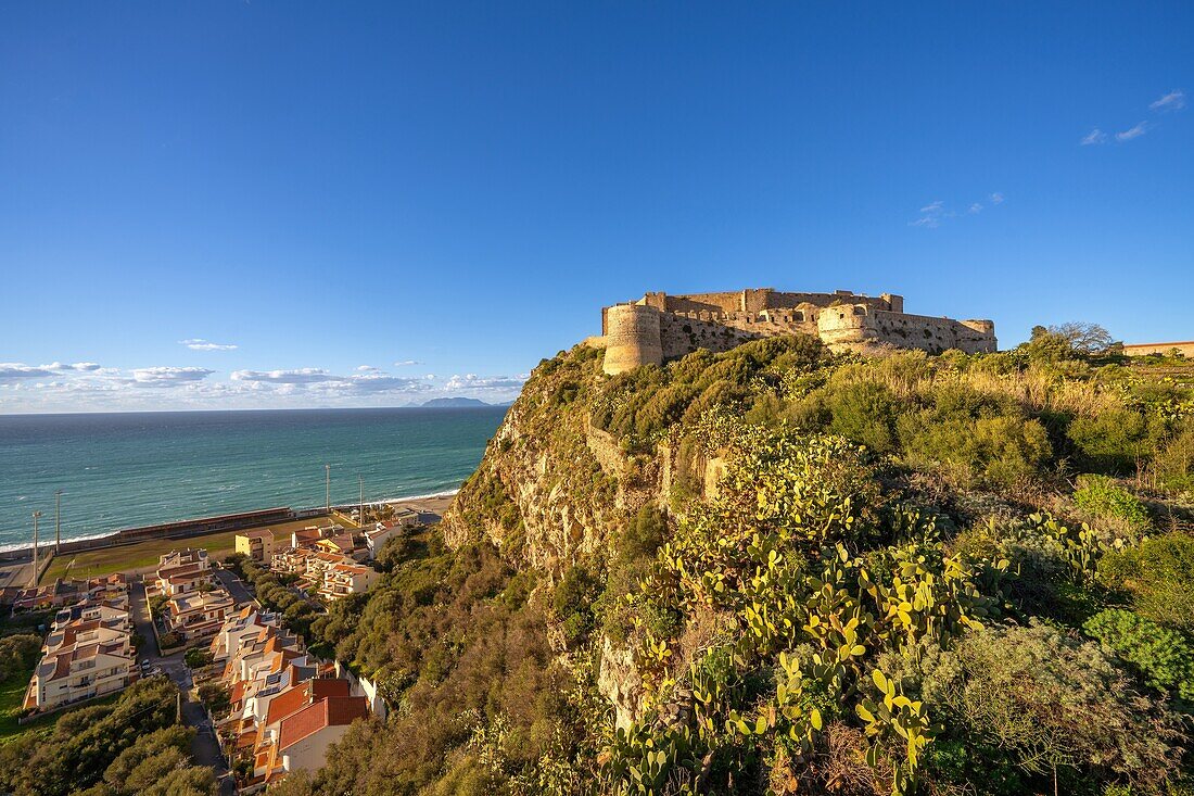 Burg von Milazzo, Milazzo, Messina, Sizilien, Italien, Mittelmeer, Europa