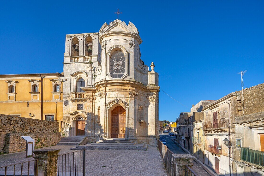 Kirche der Unbefleckten, Palazzolo Acreide, Val di Noto, Siracusa, Sizilien, Italien, Mittelmeerraum, Europa