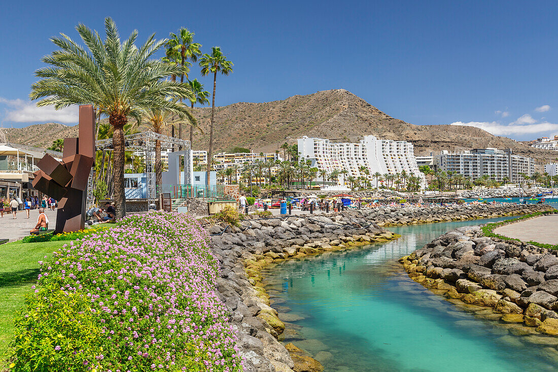 Anfi del Mar, Playa de la Verga, Arguineguin, Gran Canaria, Canary Islands, Spain, Atlantic, Europe