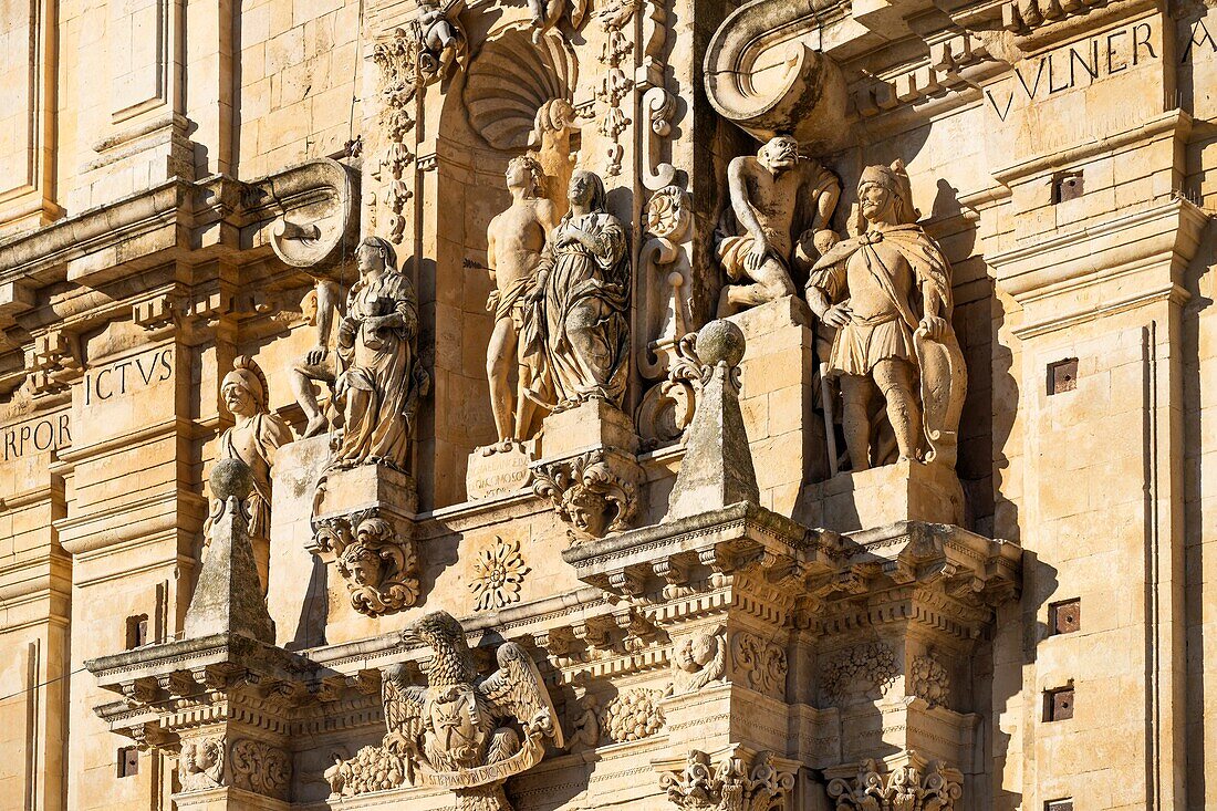 Basilica of San Sebastiano, Ferla, Province of Syracuse, Sicily, Italy, Mediterranean, Europe