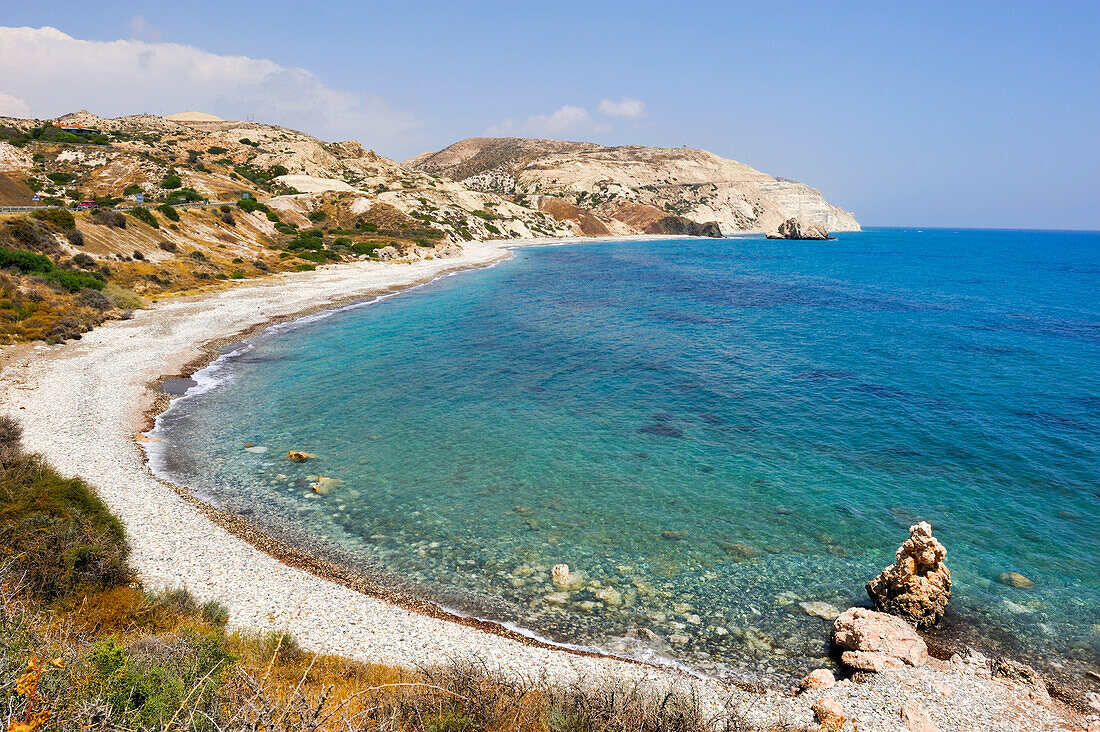 Petra Tou Romiou site, legendary birthplace of Aphrodite, Cyprus, Eastern Mediterranean Sea, Europe