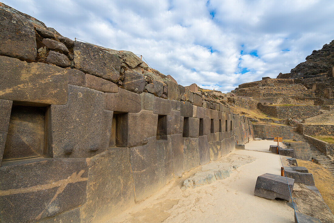 Archaeological site of Ollantaytambo, Ollantaytambo District, Sacred Valley, Urubamba Province, Cusco (Cuzco) Region, Peru, South America