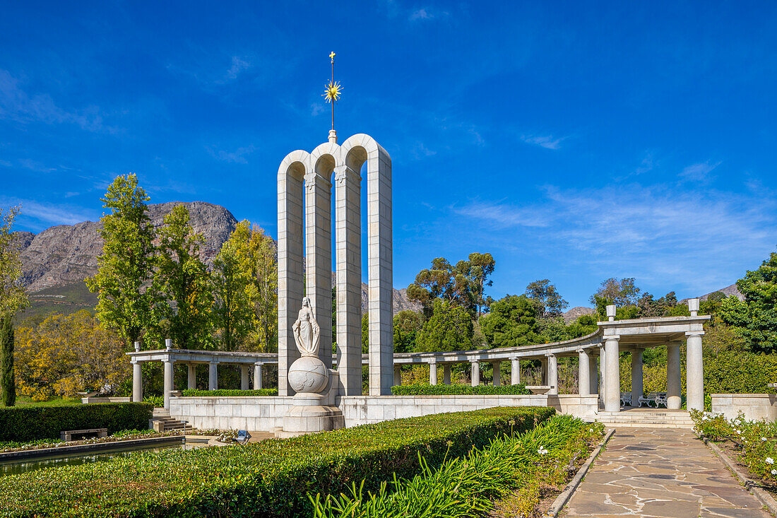 Hugenotten-Denkmal, Franschhoek, Westkap, Südafrika, Afrika